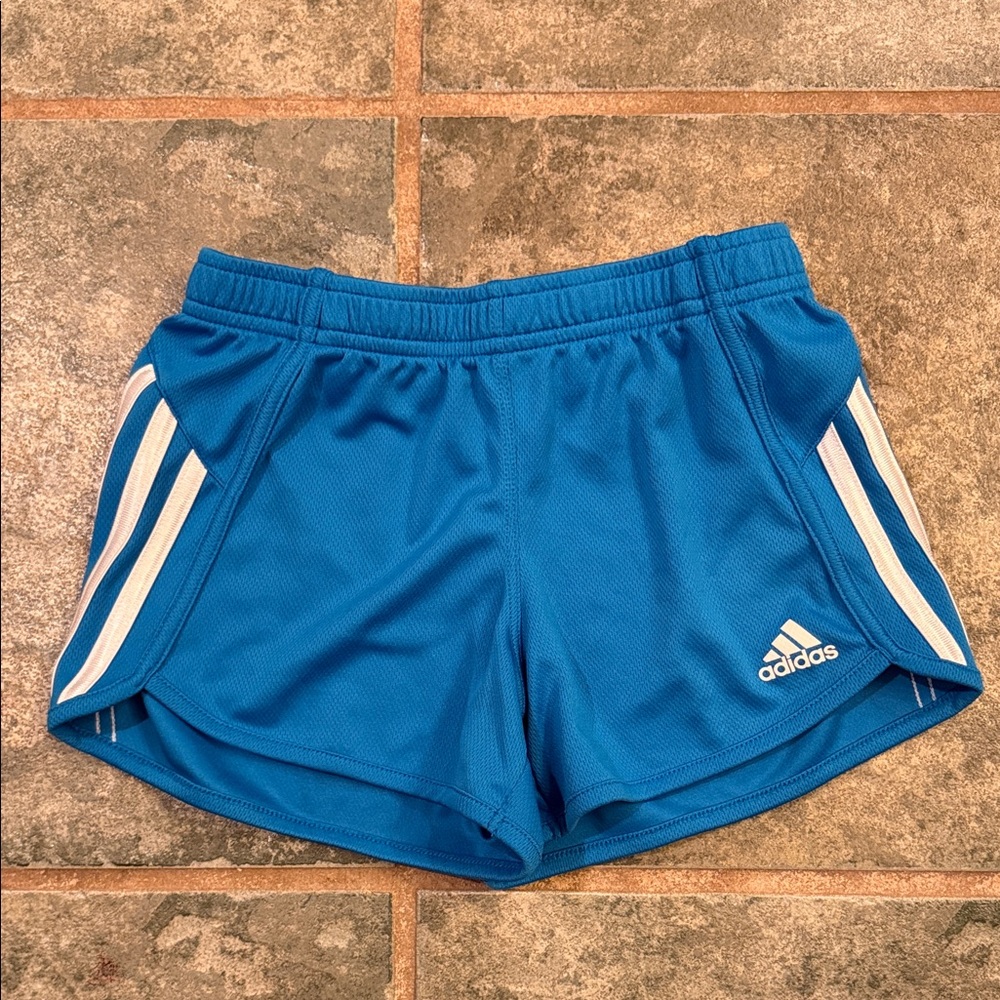 Adidas Girl’s Blue Athletic Shorts